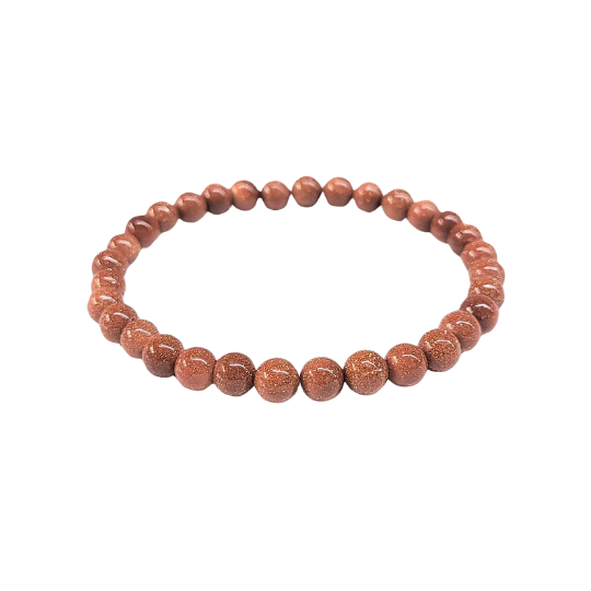 Red Goldstone Bracelet 6mm image 0