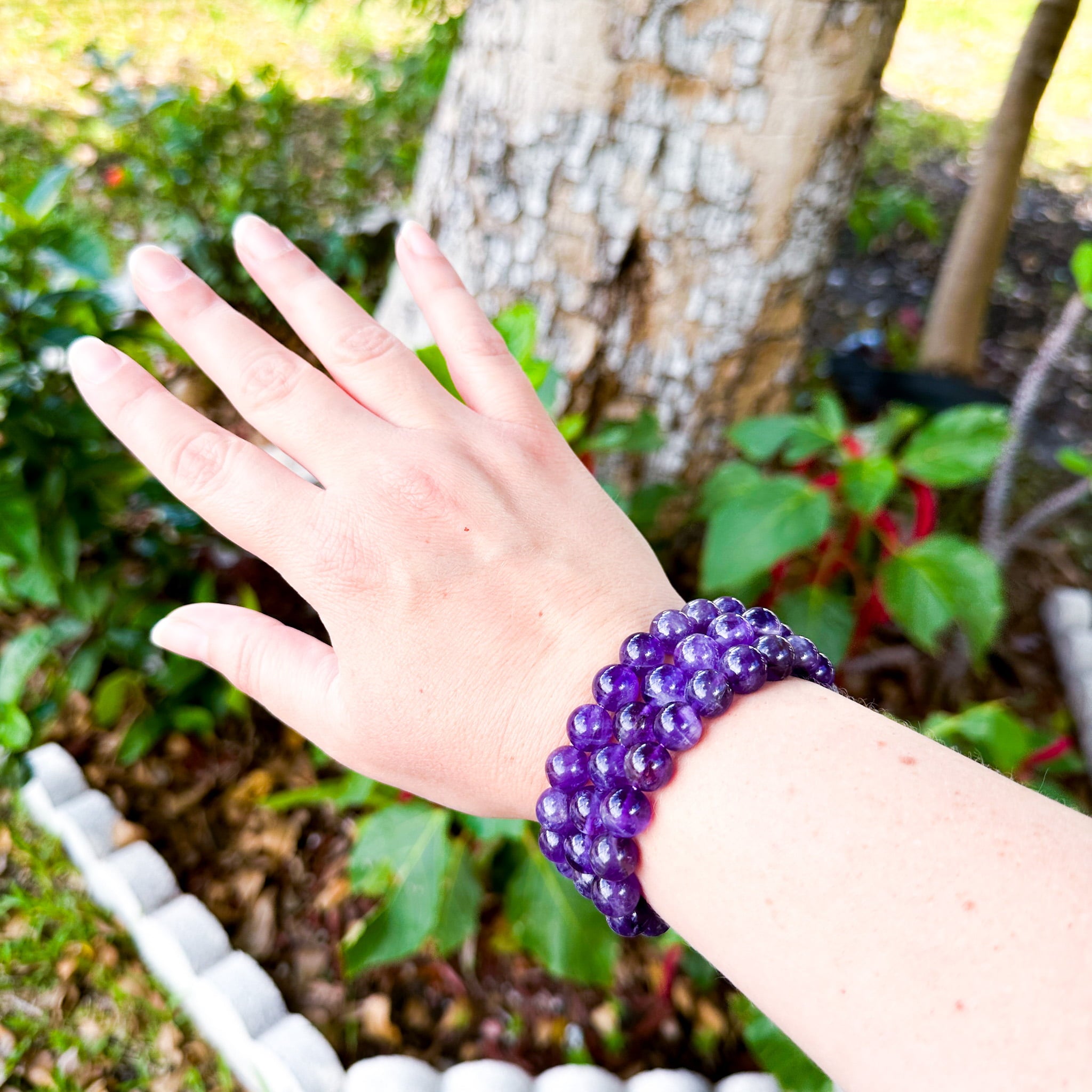 Amethyst Bracelet 10mm image 5