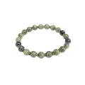 Jade Bracelet 8mm with Gold Spacers image 0