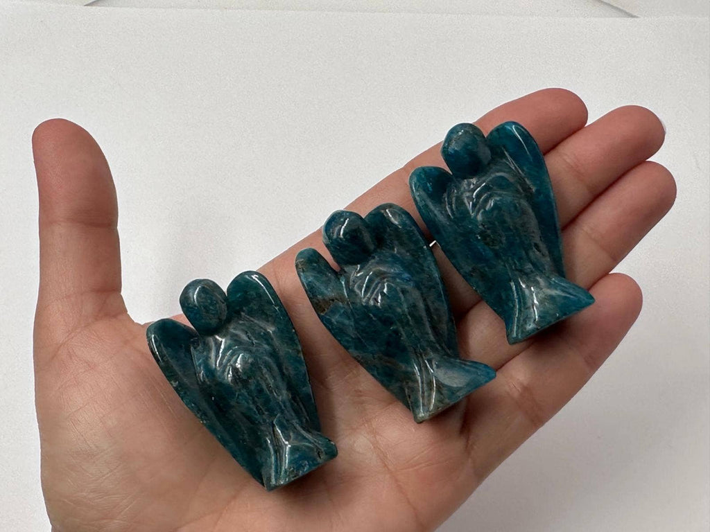 Blue Apatite Angel 2 Inch