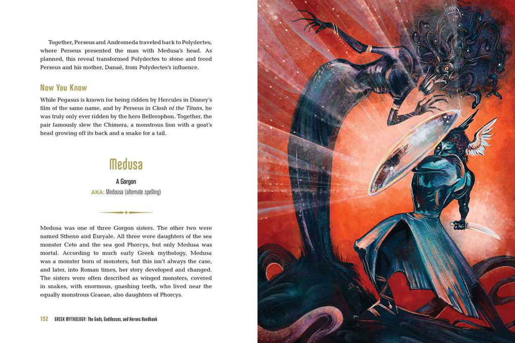 Greek Mythology: The Gods, Goddesses, and Heroes Handbook