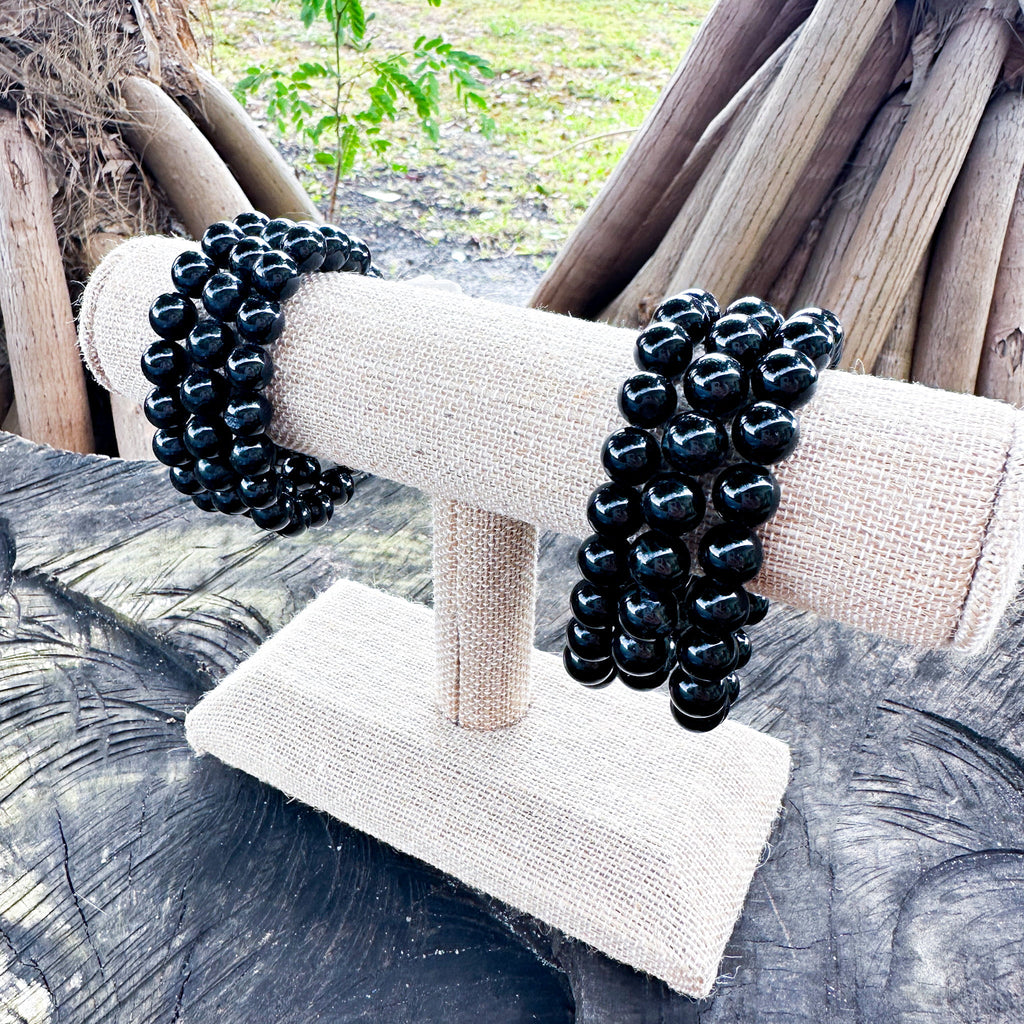 Black Tourmaline Bracelet 10mm image 2