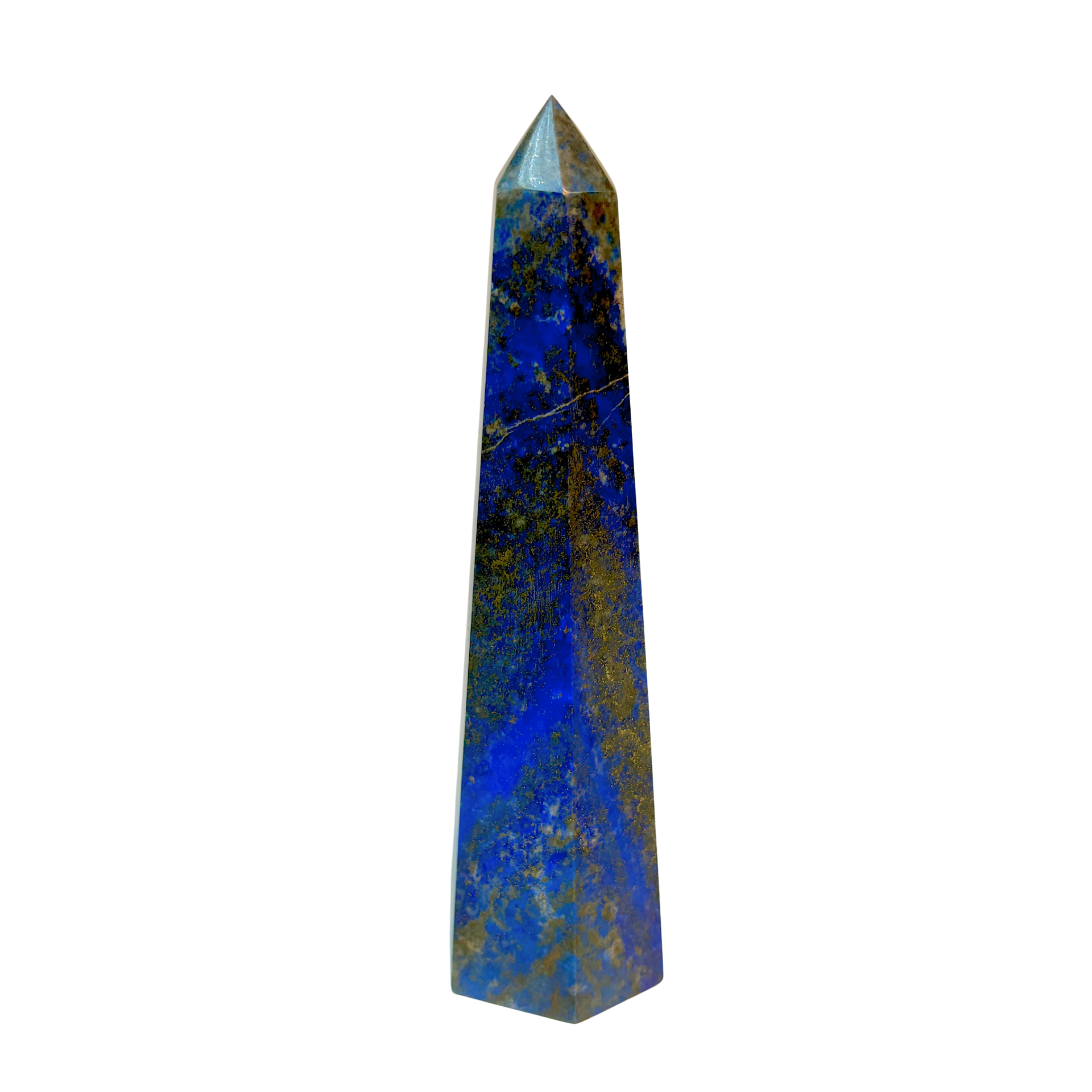 Lapis Lazuli Point standing approx 6.5"