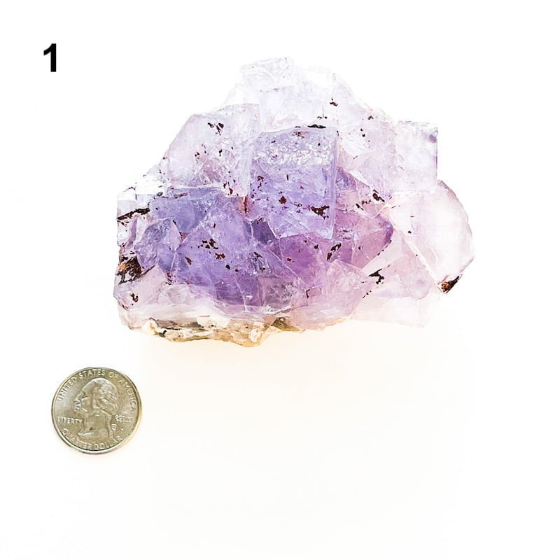 Large Purple Fluorite Cluster image 0