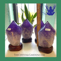 Amethyst Standing Large Point Lamp image 0