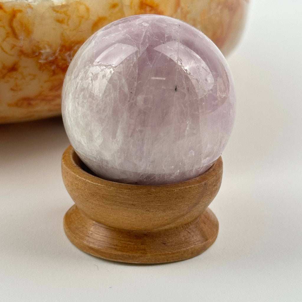 Kunzite Crystal Sphere - by Weight -: 50-100g