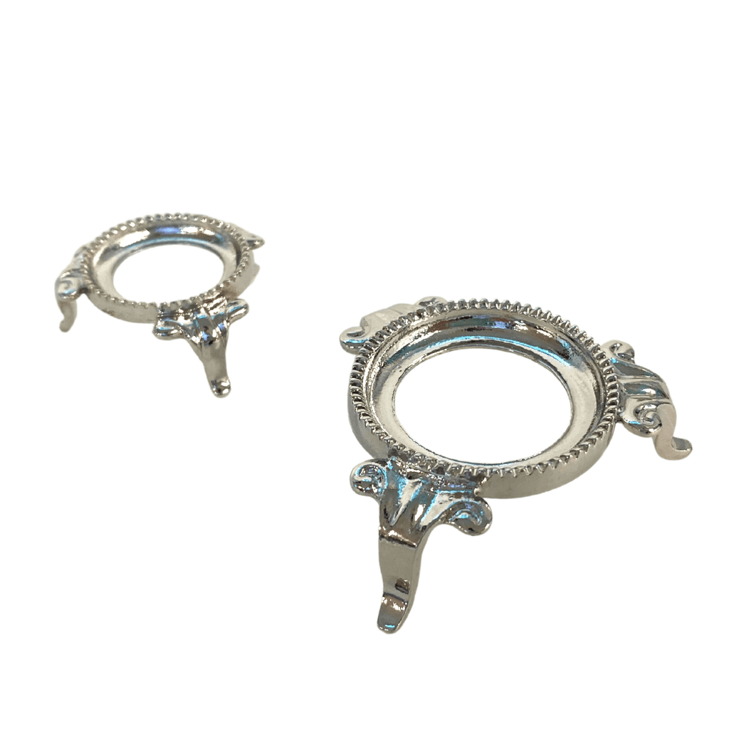 Small Metal Stand for Sphere - Silver Finish image 1