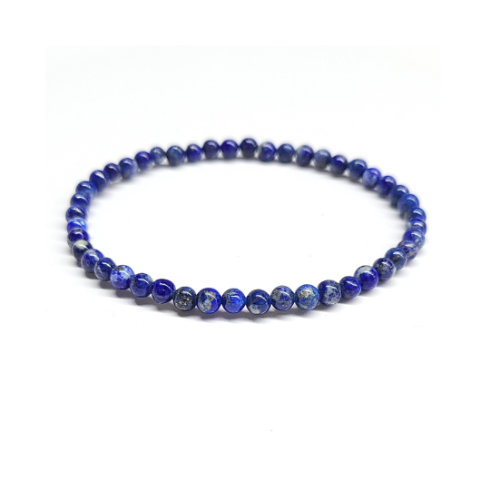 Lapis Lazuli Bracelet 4mm image 0