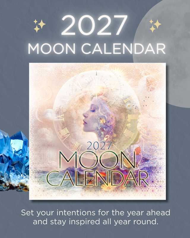 2027 Moon Wall Calendar