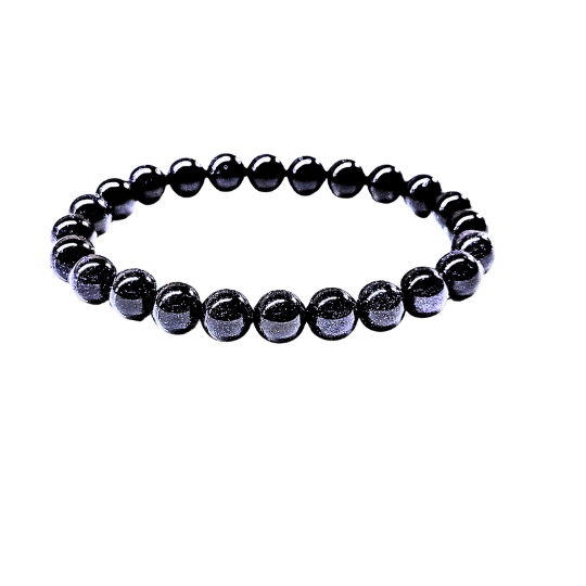 Blue Goldstone Bracelet 8mm image 0