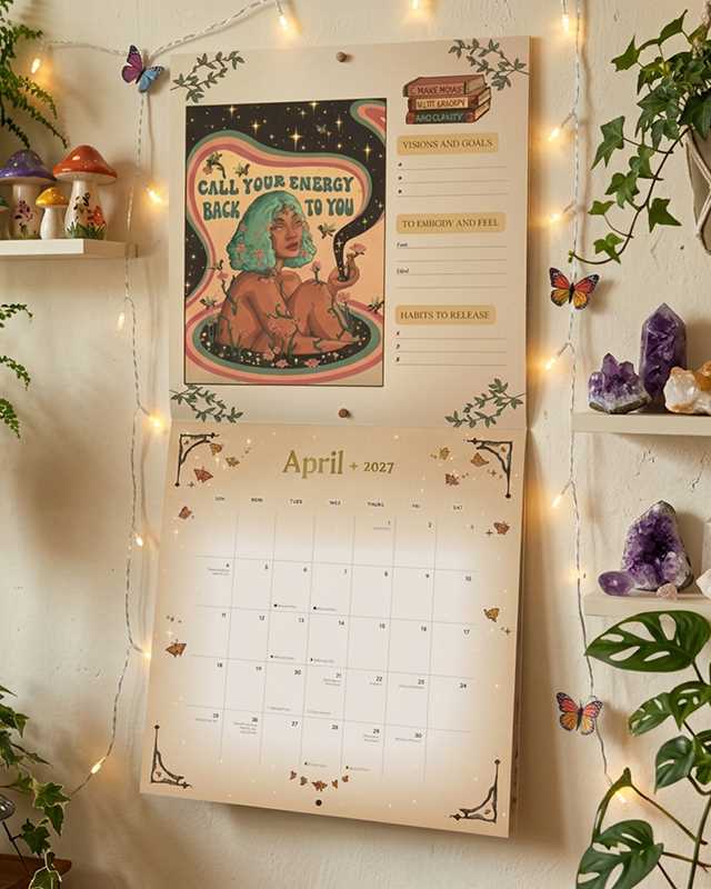 2027 Manifest Your Dreams Wall Calendar