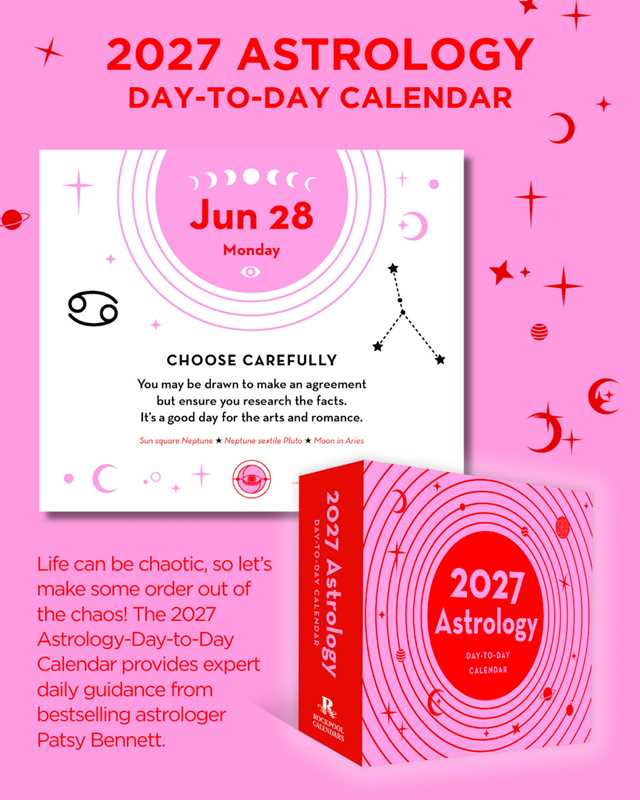 2027 Astrology Day-to-Day Calendar