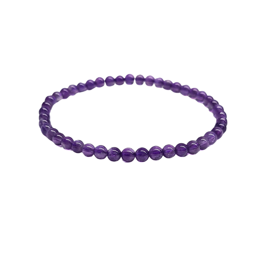 Amethyst Bracelet 4mm image 0