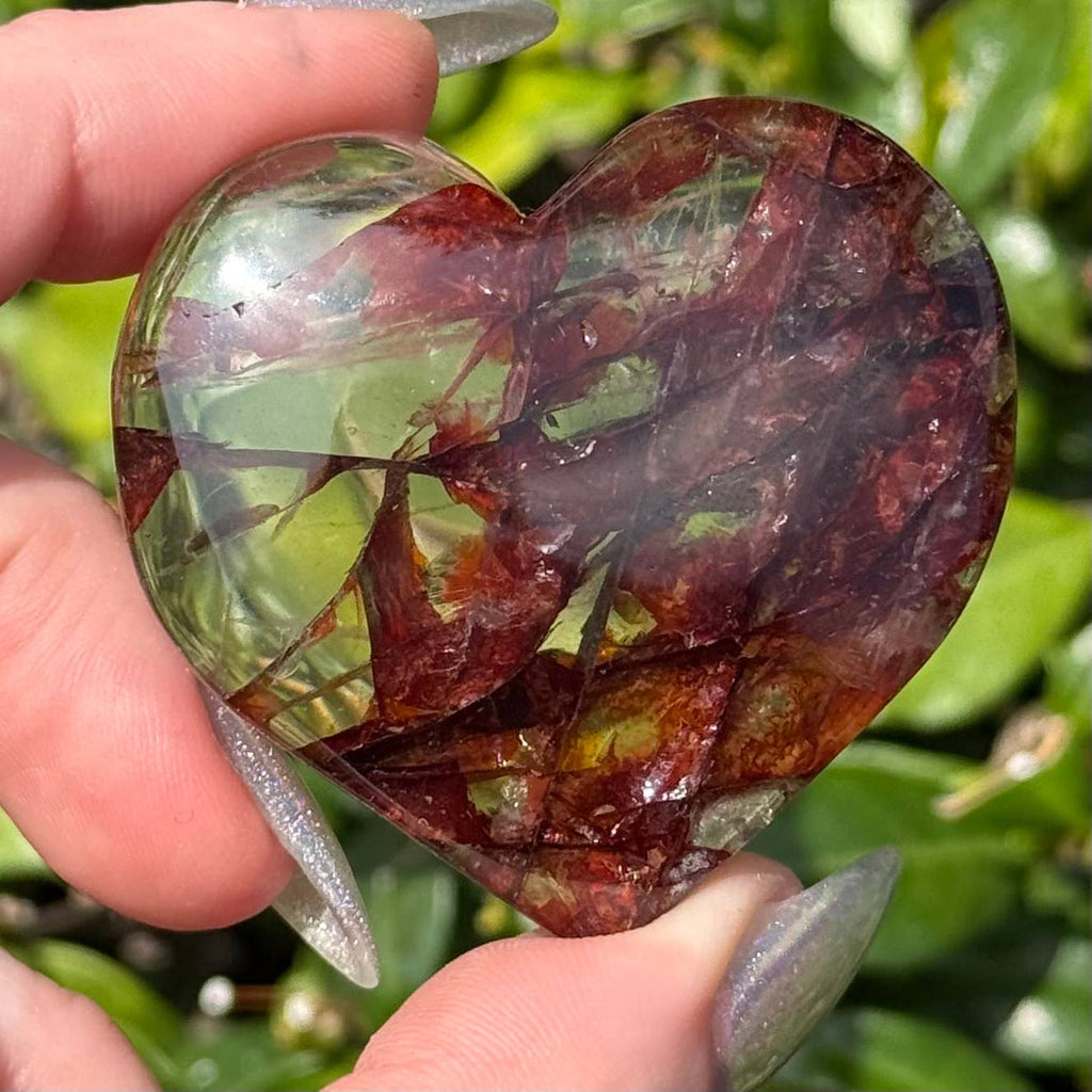 Fire Quartz Heart