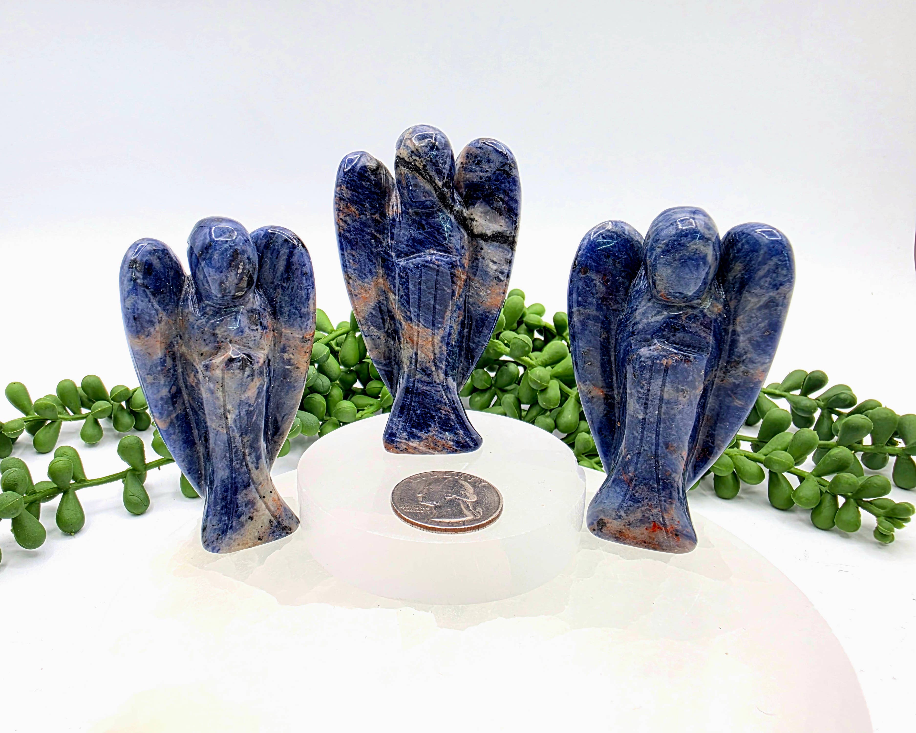 Sodalite Angel 3 Inches