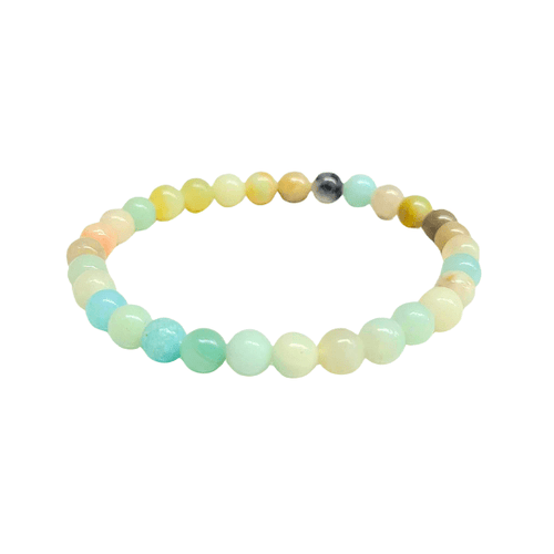 Amazonite Mixed Colors Bracelet 6mm image 0
