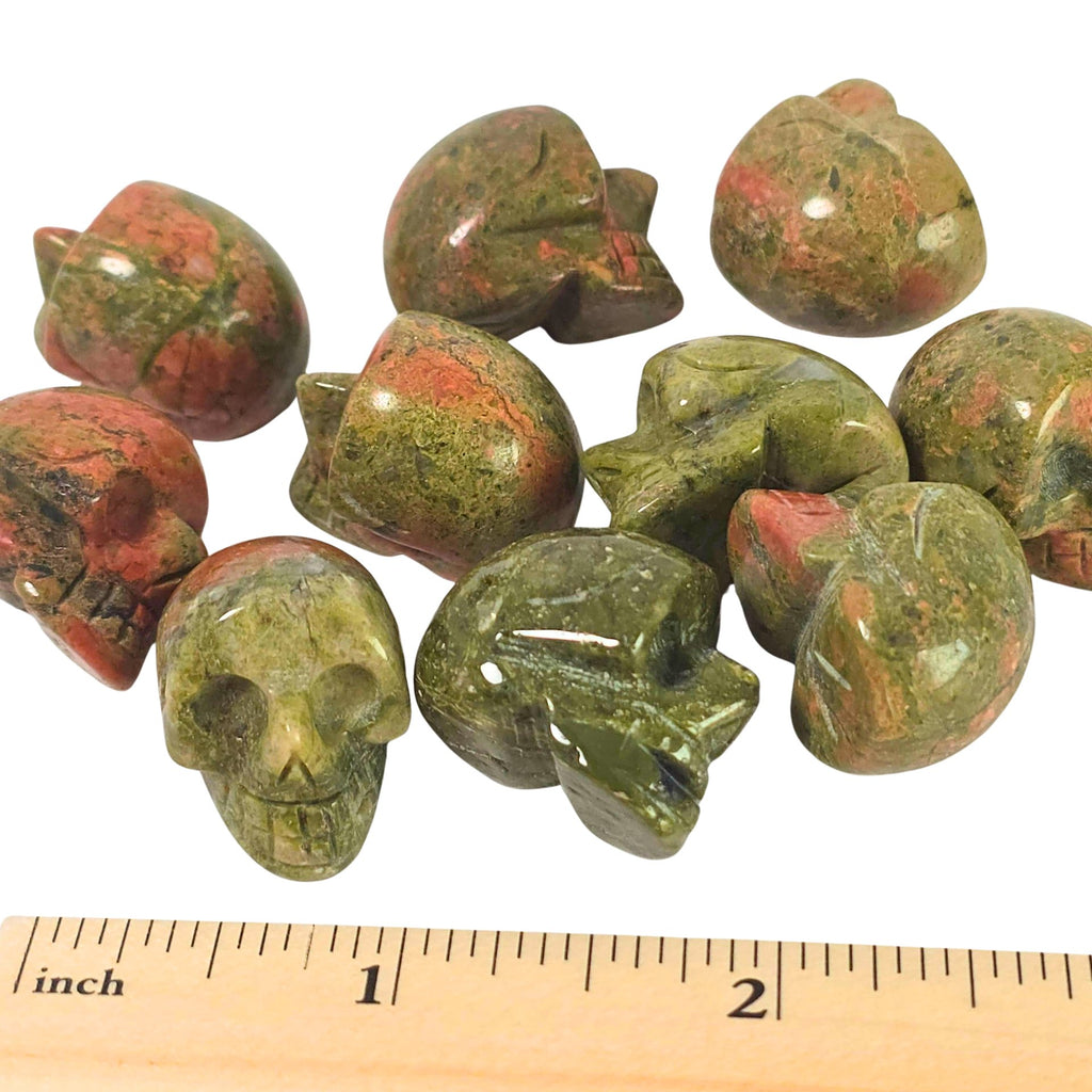 Unakite Skull