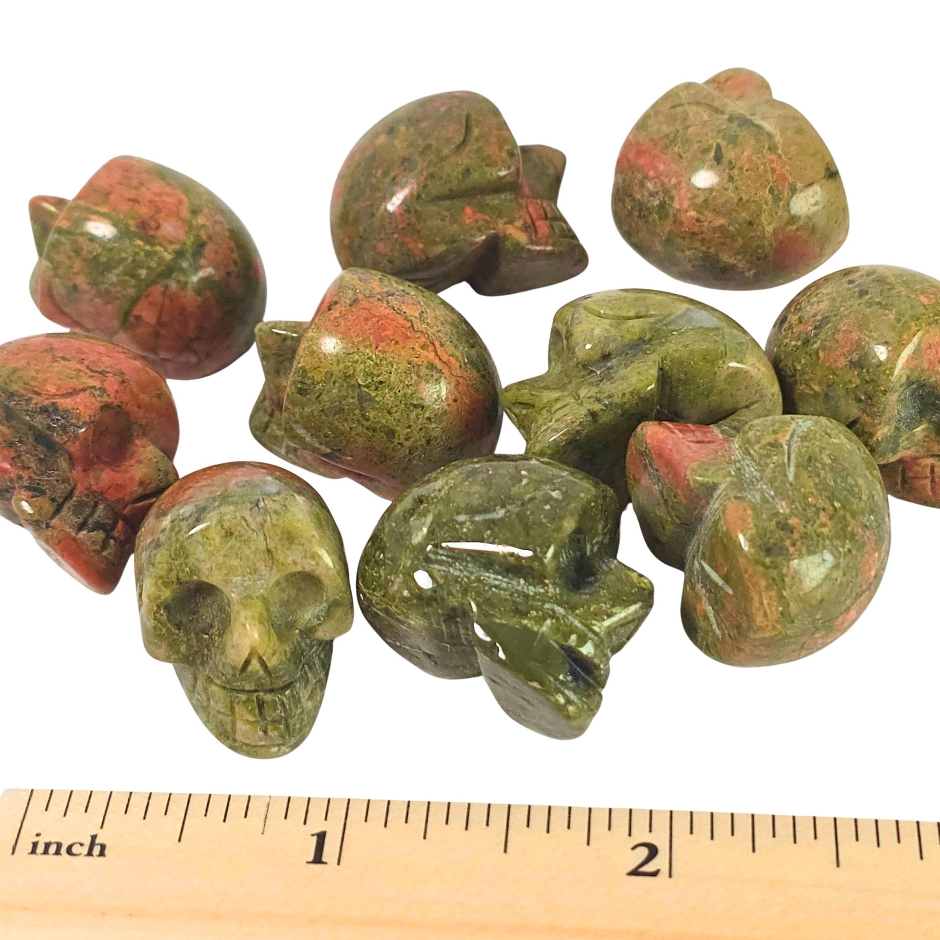 Unakite Skull