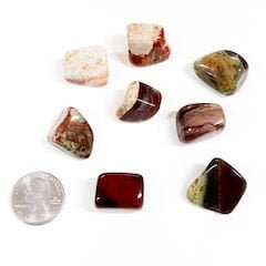 Red Poppy Jasper Tumbled image 1