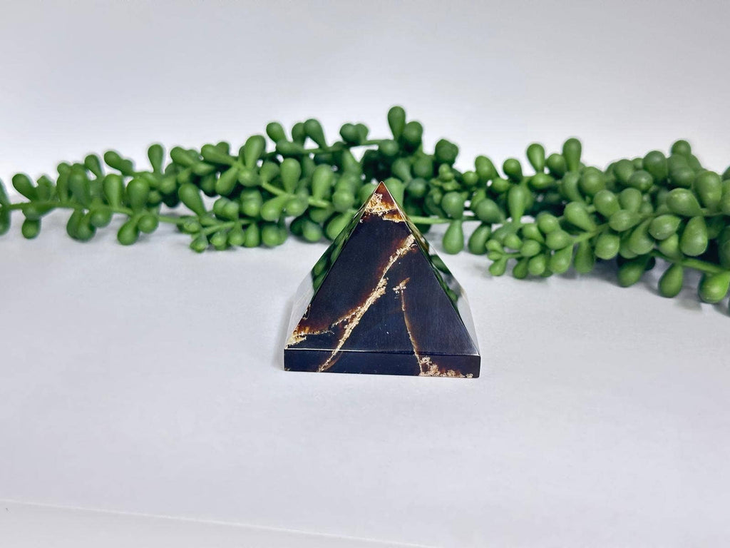 Amber Pyramid Polished 100% Natural - Two Sizes: 3CM or 30MM Pyramid