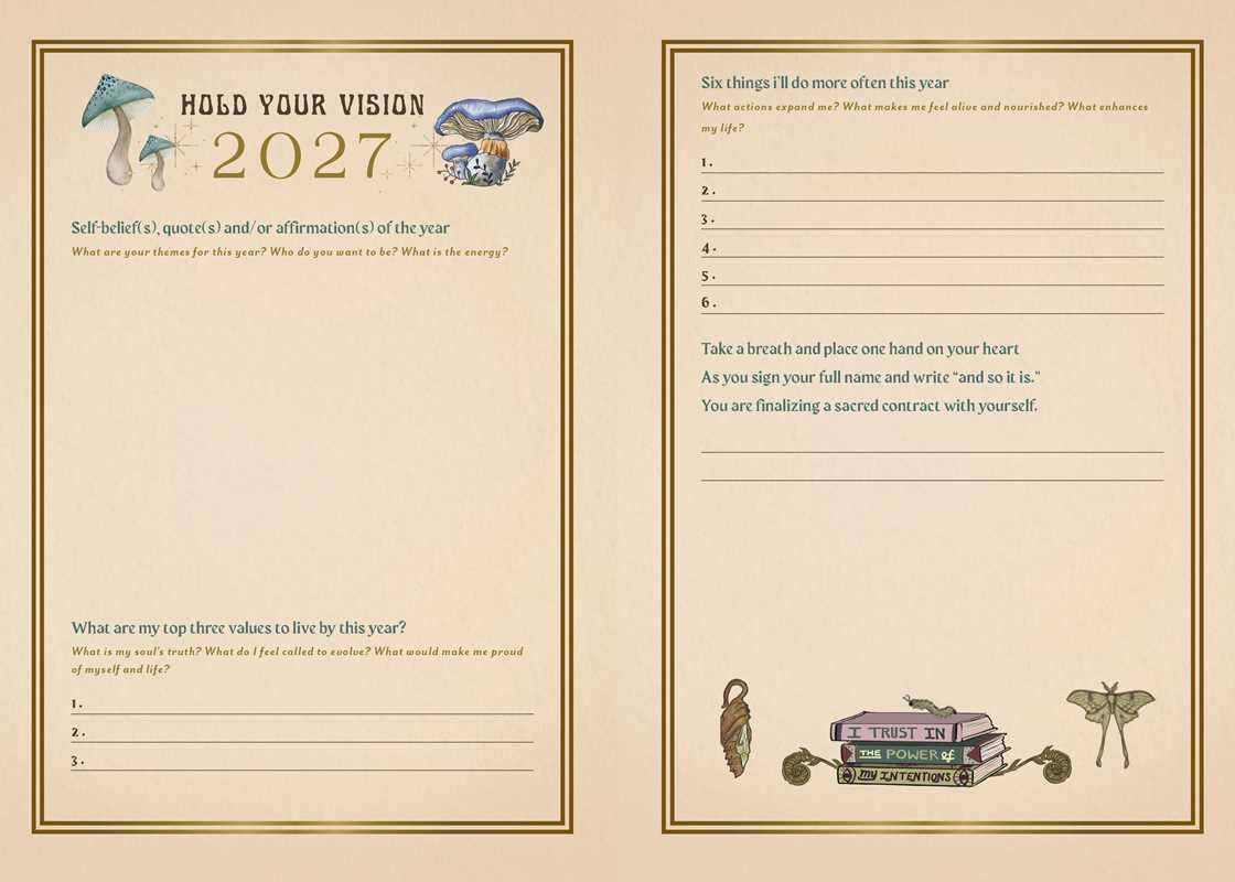 2027 Manifest Your Dreams Planner Calendar