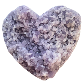 Grape Agate Heart image 0