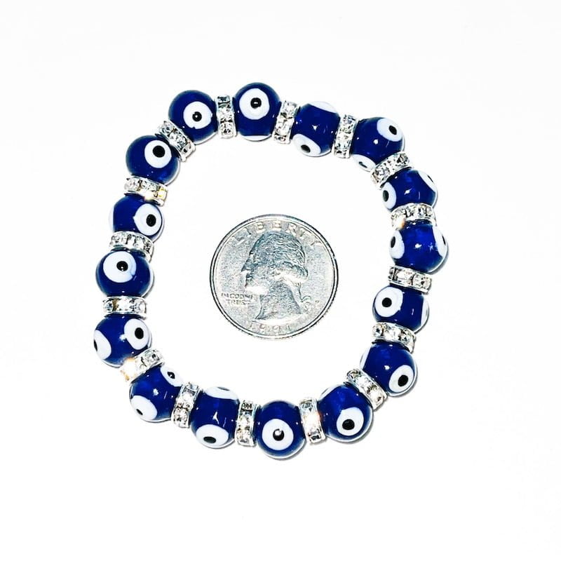 Cobalt Blue Evil Eye Protection Bracelet image 0