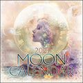 2027 Moon Calendar cover with artistic design and face within a moon phase.