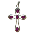 Ruby Cross Pendant image 0