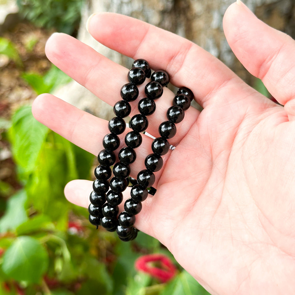 Black Tourmaline Bracelet 8mm image 3