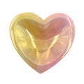 Aura Rainbow Quartz Heart-Shaped Trinket Dis