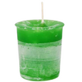 Abundance (Light green) - Crystal Journey Votive Candle image 0