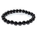 Black Obsidian Bracelet 8mm image 0