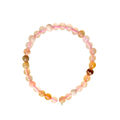 Cherry Blossom Agate Bracelet 6mm image 0
