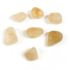 Golden Yellow Topaz Tumbled image 0
