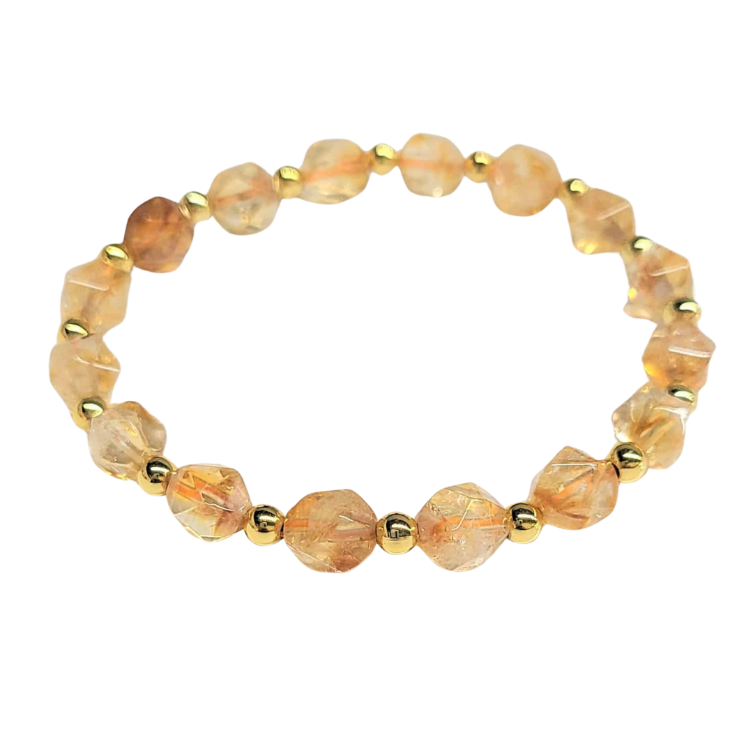 Faceted Citrine Bracelet image 0