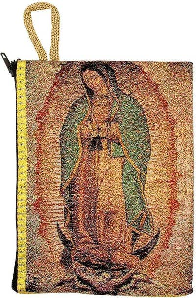 Our Lady of Guadalupe Tapestry Pouch
