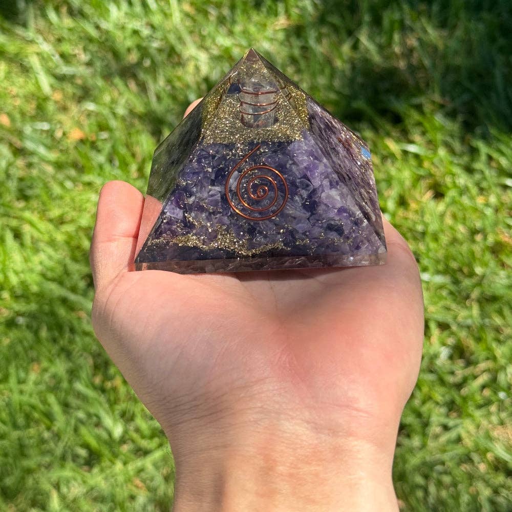 Orgonite Pyramid - Amethyst