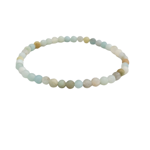 Amazonite Bracelet 4mm Matte image 0