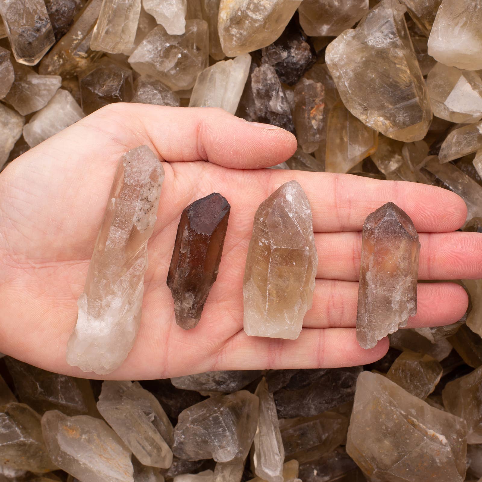 Beer Smoky Quartz Point