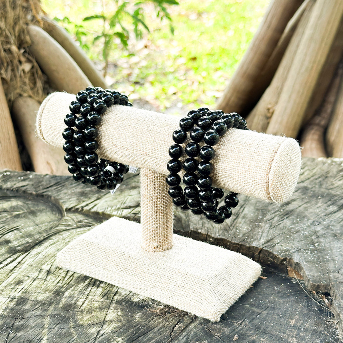 Black Onyx Bracelet 10mm image 2