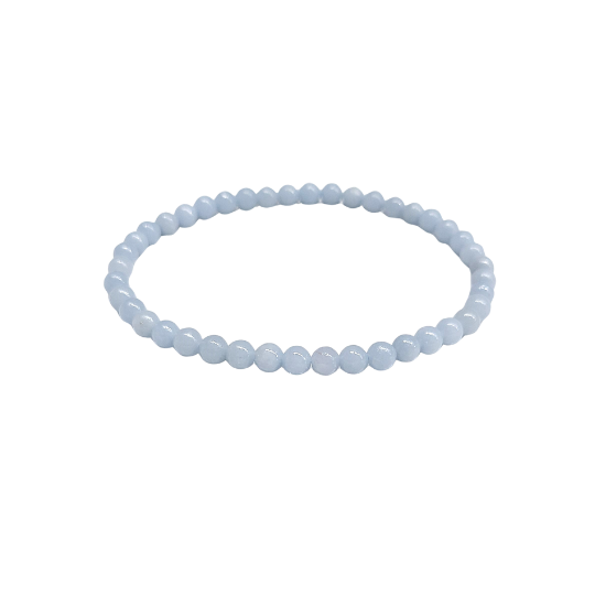 Angelite Bracelet 4mm image 0