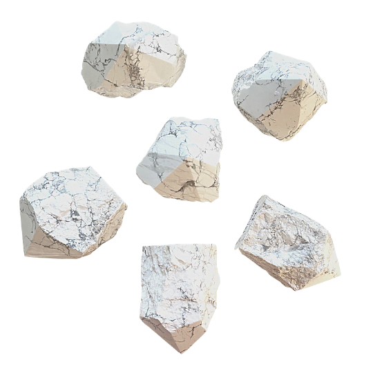 Howlite Semi-Polished Point image 0