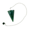 Green Moss Agate Pendulum image 0