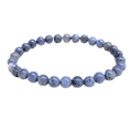 Blue Coral Bracelet 6mm image 0