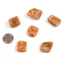 Peach Moonstone Tumbled image 1