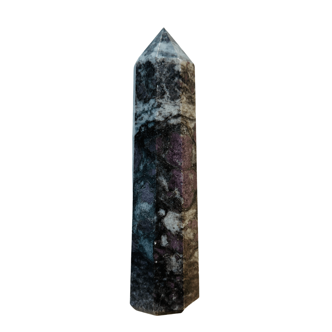 Garnet in Astrophyllite Obelisk image 0