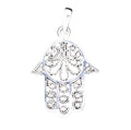 Hamsa Wide Filigree Pendant