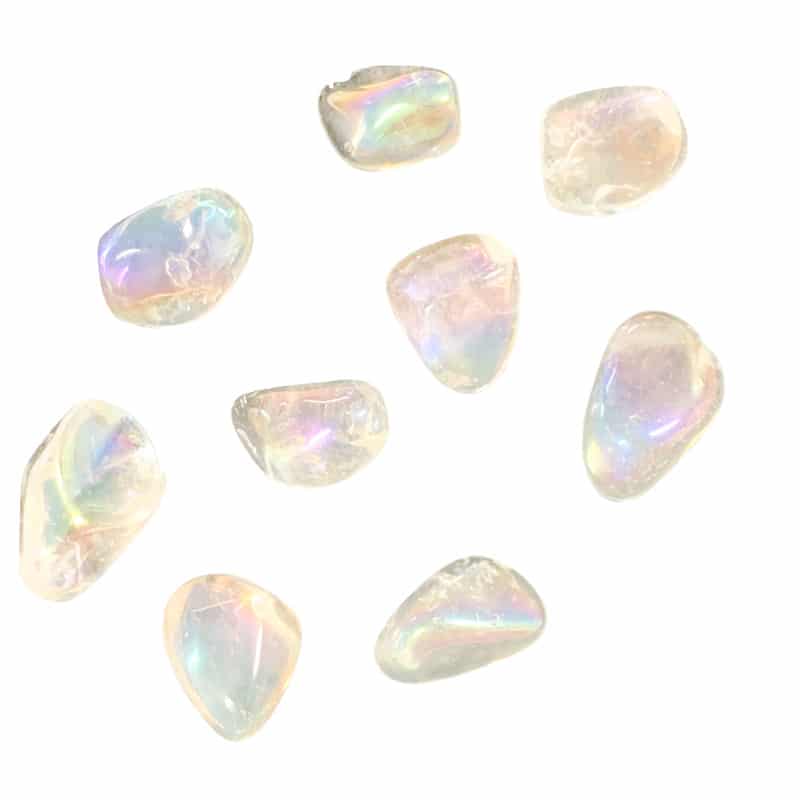 Angel Aura Quartz Tumbled image 0