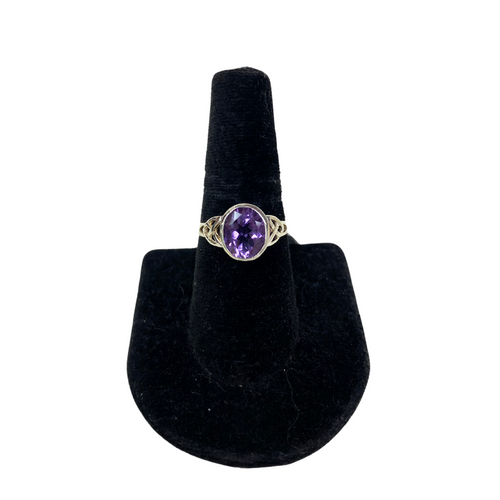 Amethyst Celtic Ring - Size 8 image 0
